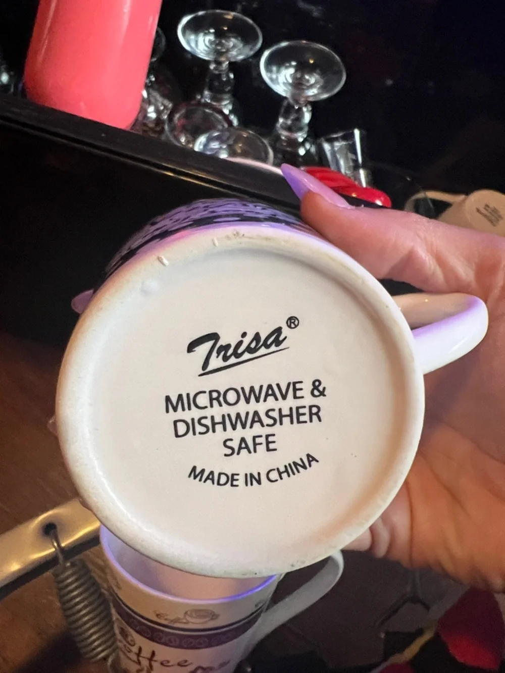 Trisa- Blue “Then sings My Soul” Coffee Mug